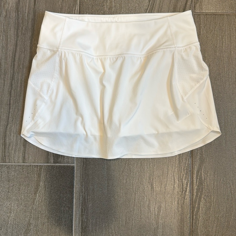 Athleta White Skort with Built-in Shorts